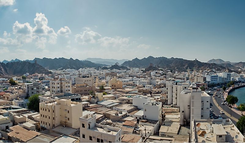 Muscat, the capital city of Oman. 