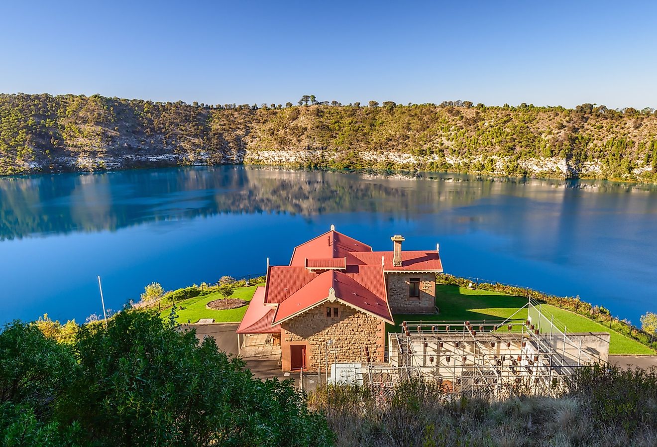 Blue Lake at Mount Gambier, South Australia
