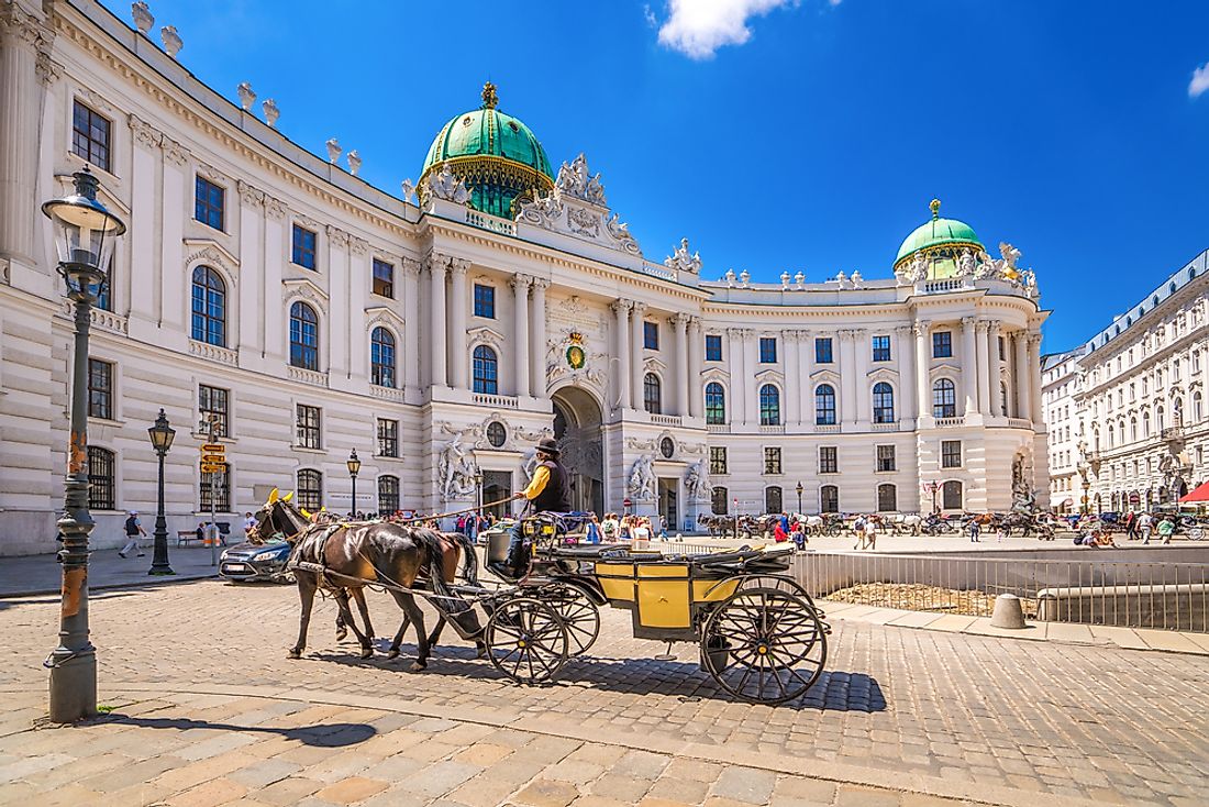 The Hofburg in Vienna. 