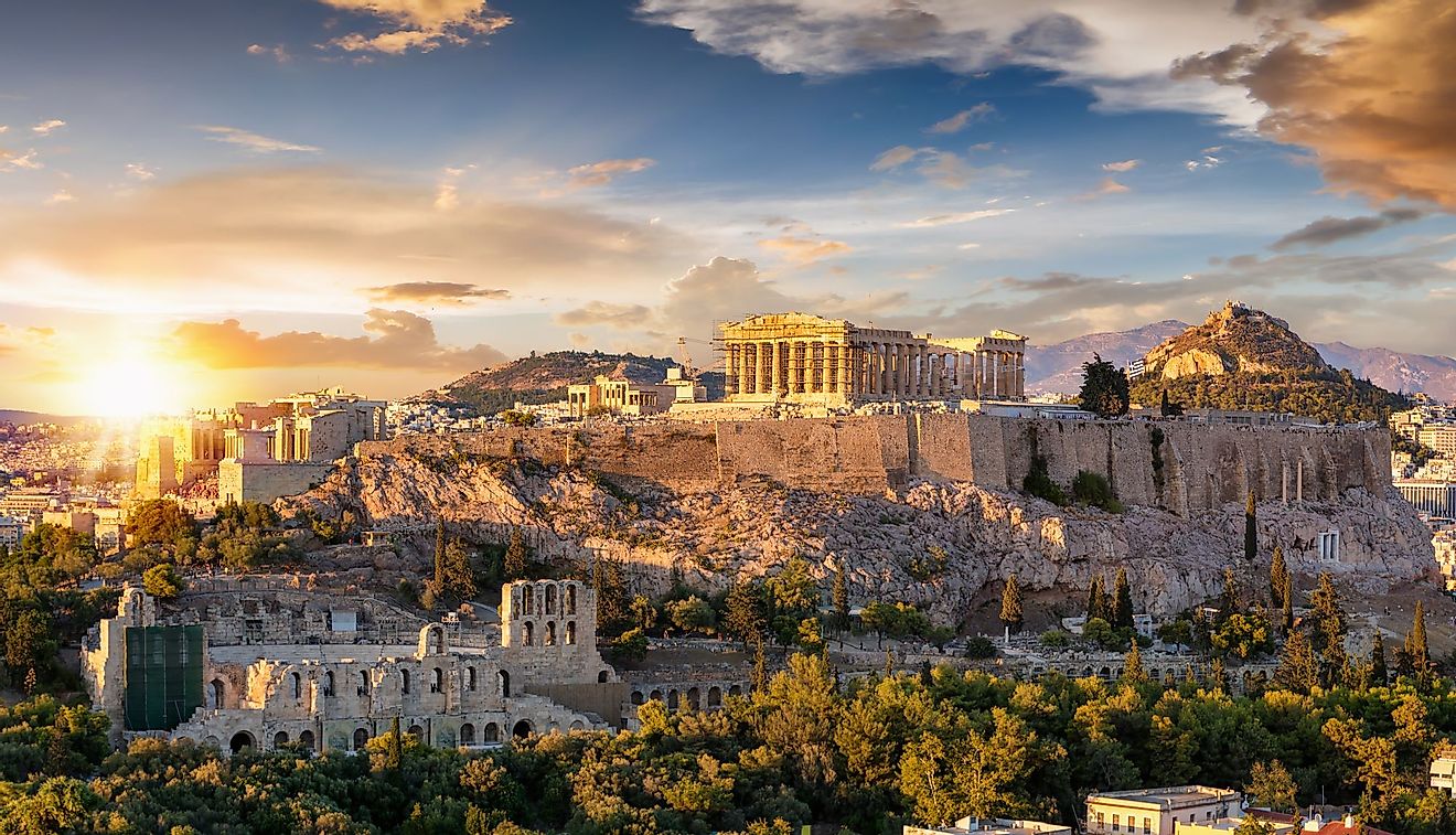 The Parthenon Temple on the Athenian Acropolis, Greece is one of the most recognizable symbols of the Classical Antiquity. 