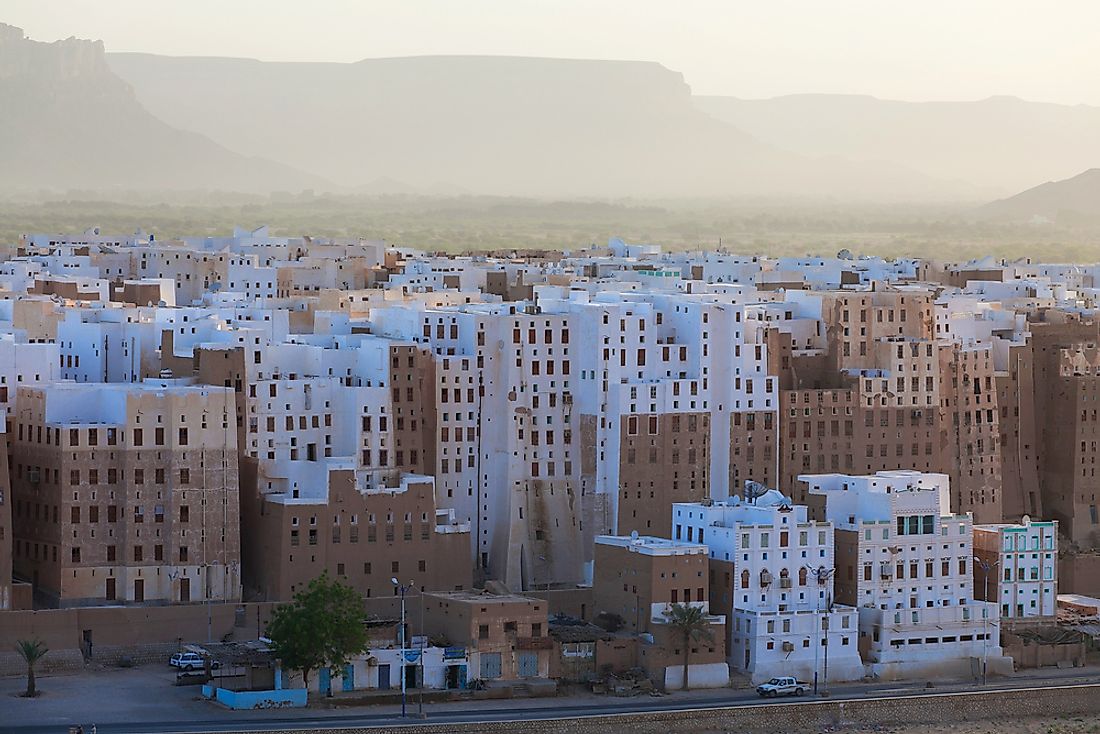 The city of Shibam, Yemen. 