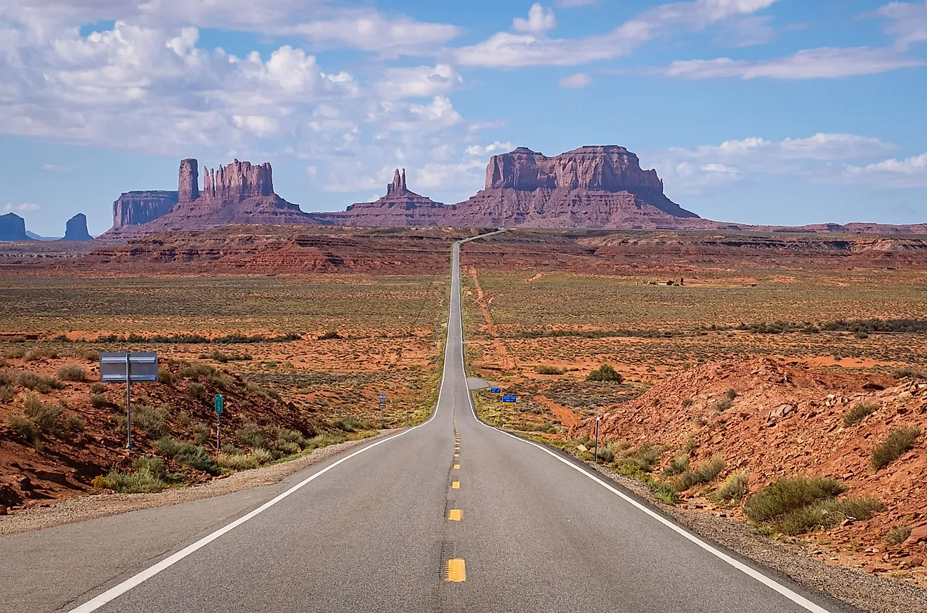 Forrest Gump Point in Monument Valley, Arizona.