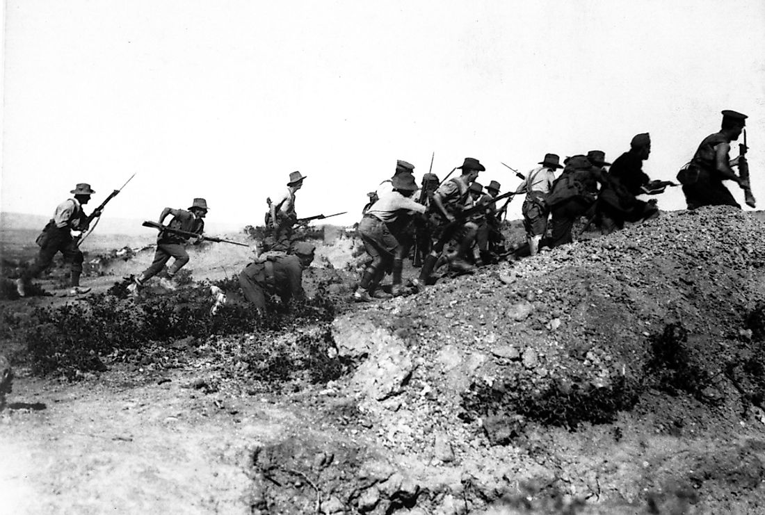 The Battle of Gallipoli saw the Allied powers attempt to capture the Dardanelles Strait and Gallipoli peninsula from the Ottomans.