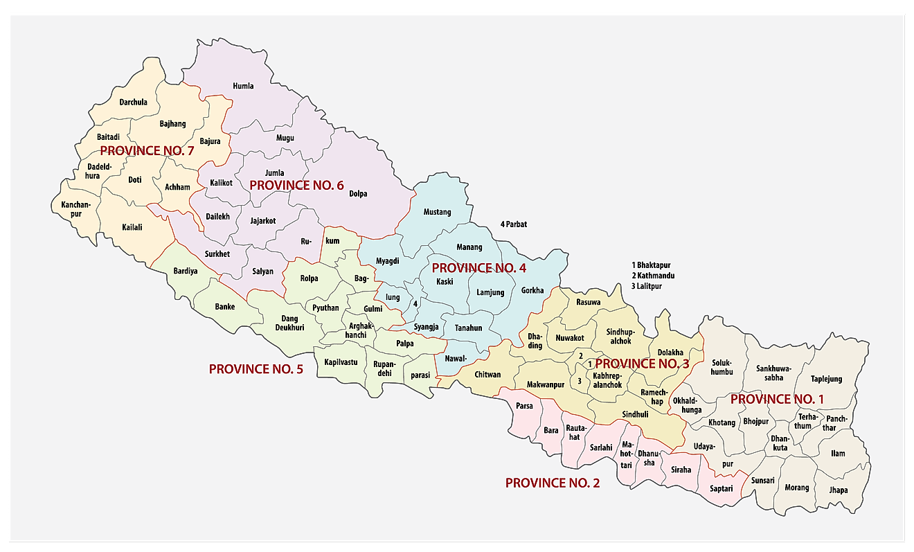 Mapas De Nepal Atlas Del Mundo