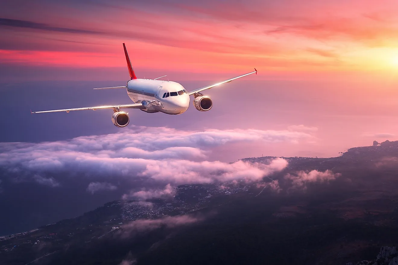 Planes fly in the second layer of the atmosphere called the stratosphere.
