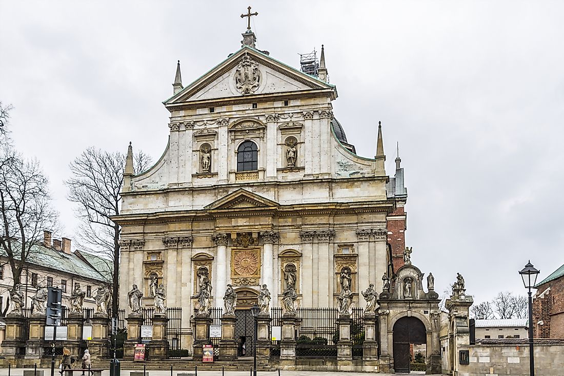 A Roman Catholic church in Poland. 