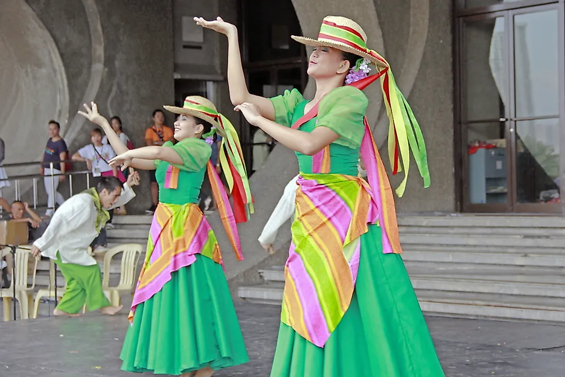 Dancers perform in Manila, the Philippines. Editorial credit: Tony Magdaraog / Shutterstock.com. 