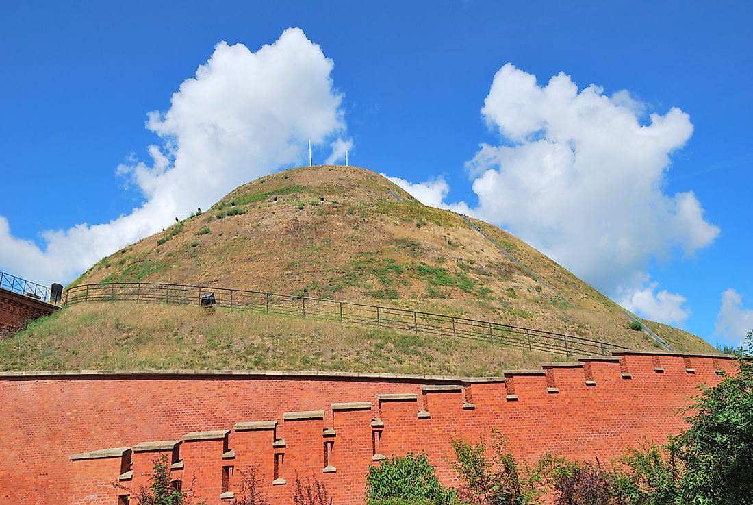 Kościuszko Mound in Kraków, Poland.