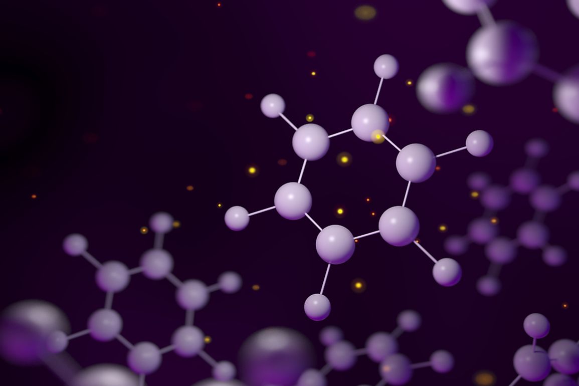 Benzene (C6H6) is classed as a hydrocarbon as it contains only carbon (C) and hydrogen (H).