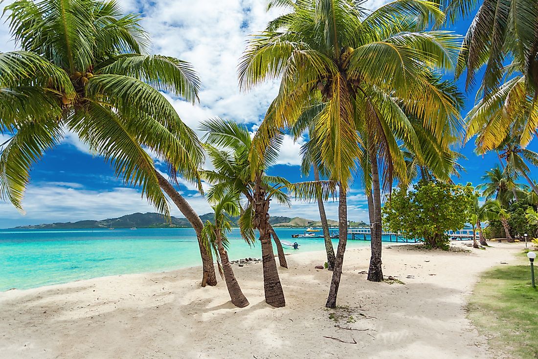 Fiji is famous for its gorgeous beaches. 