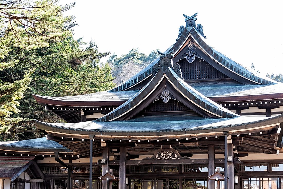 A Tenrikyo temple in Japan. 