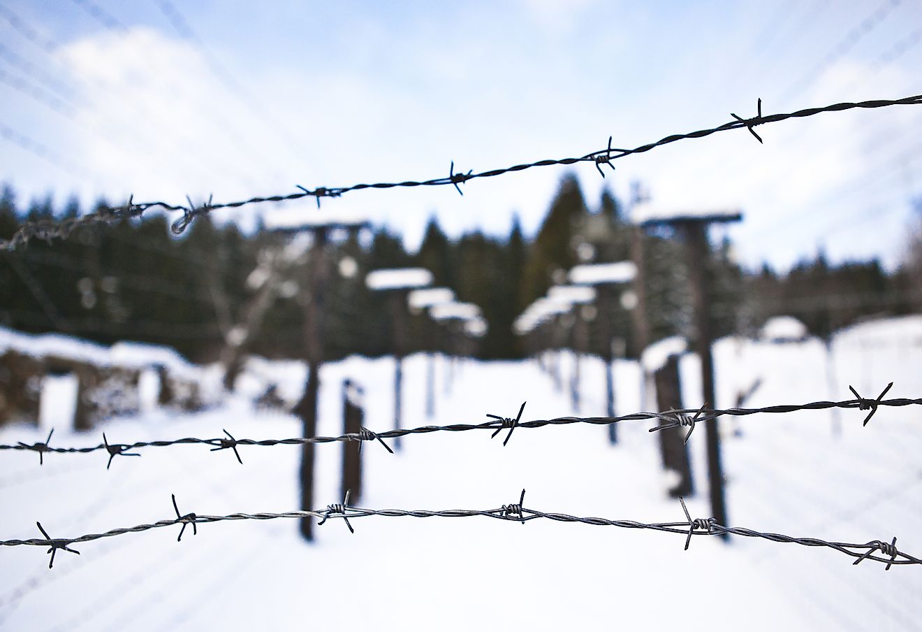 Remains of the Iron Curtain on the Czech-German border.