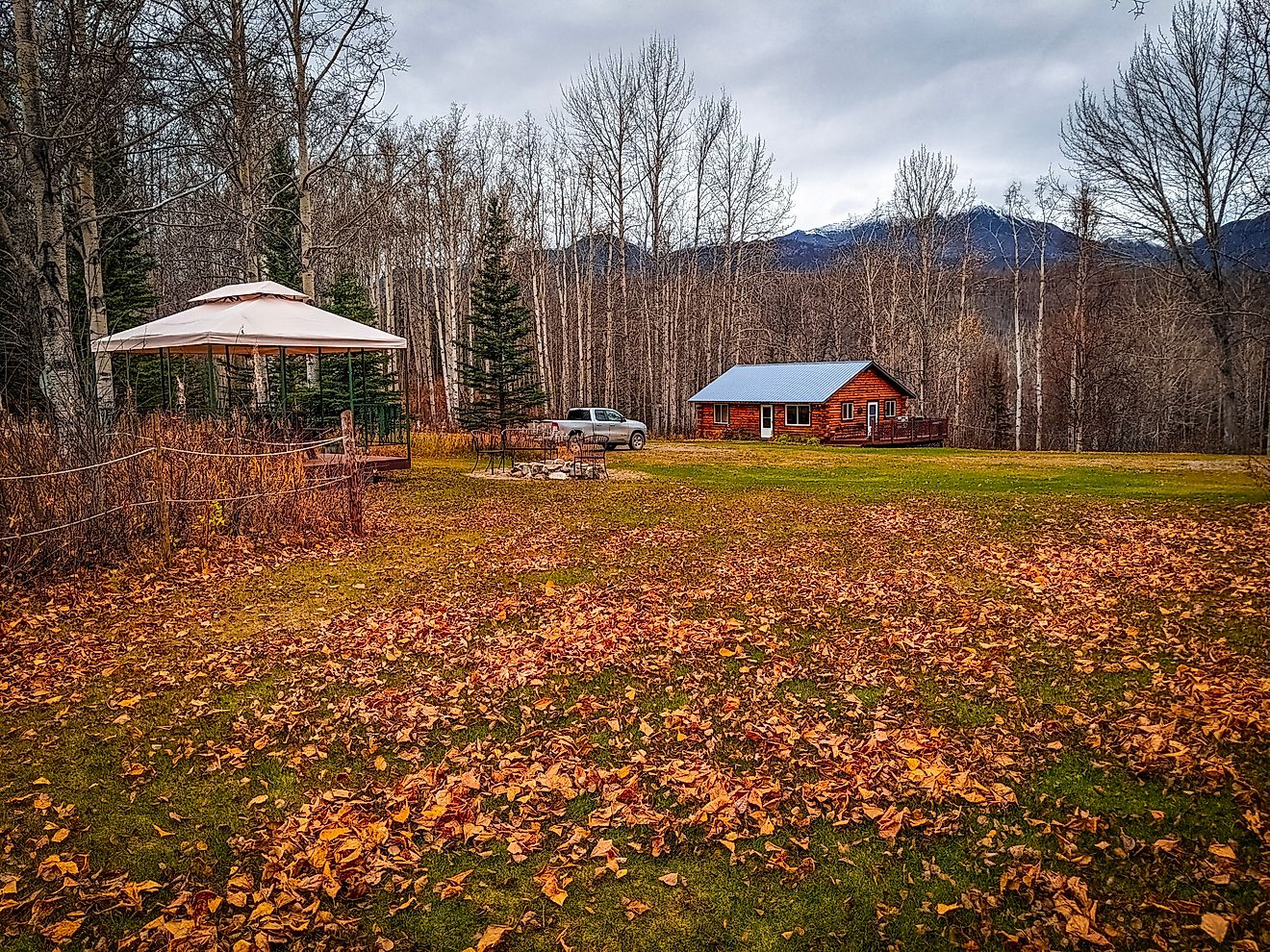A beautiful cabin in Palmer, Alaska.