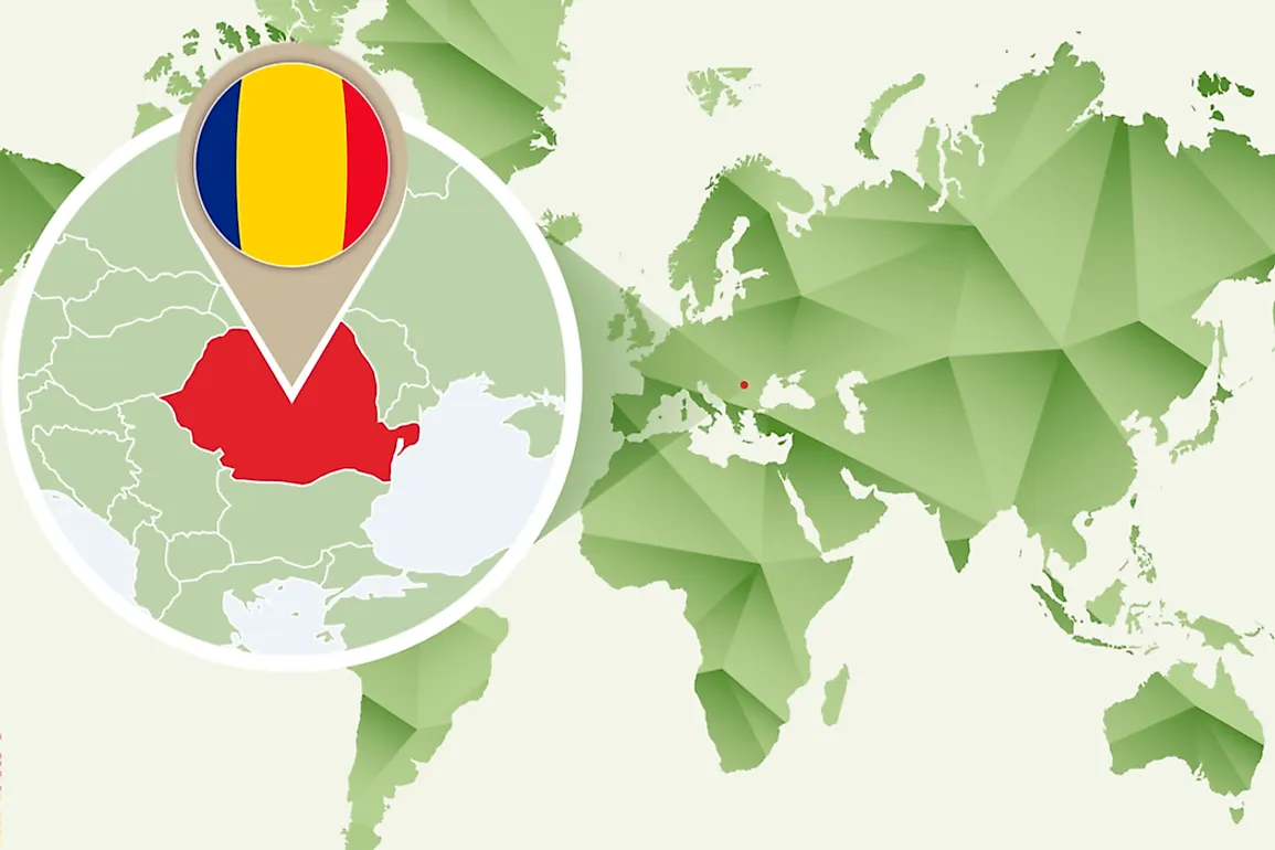 Romania borders the Black Sea.
