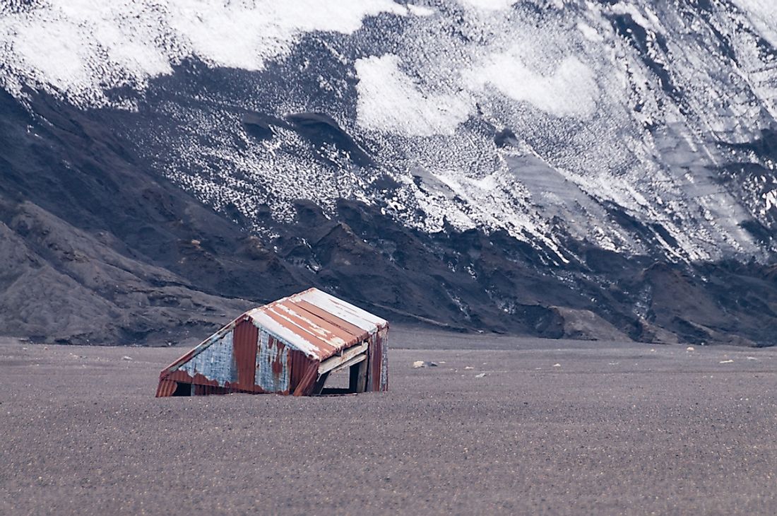 Deception Island in Antarctica experienced a subglacial eruption in 1969. 