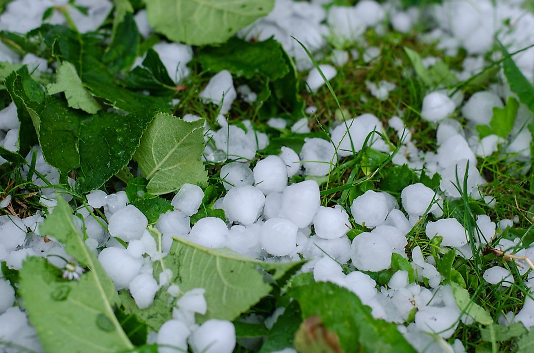 Hailstones. 