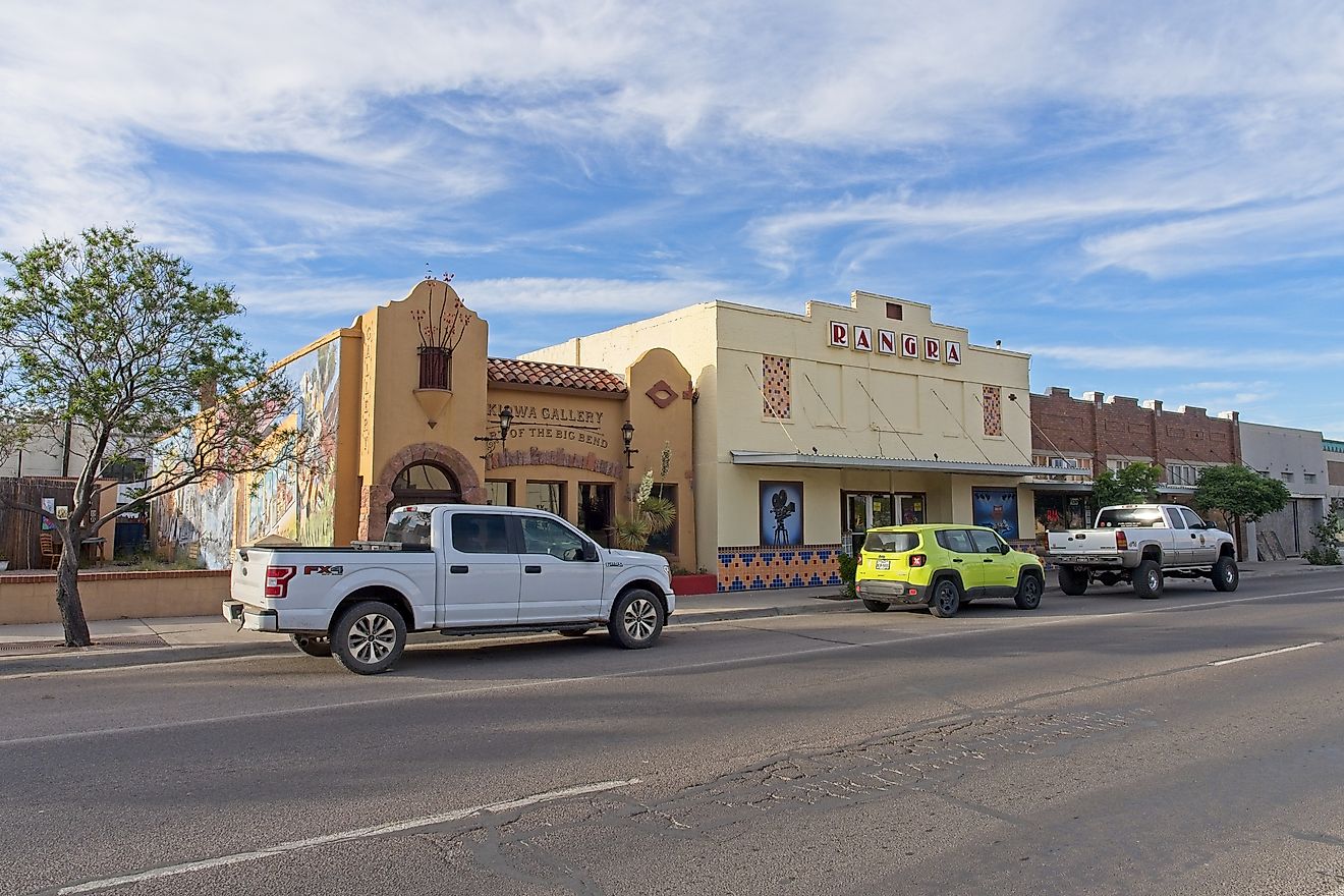 Downtown Alpine, Texas street scene, via Peter Blottman Photography / iStock.com