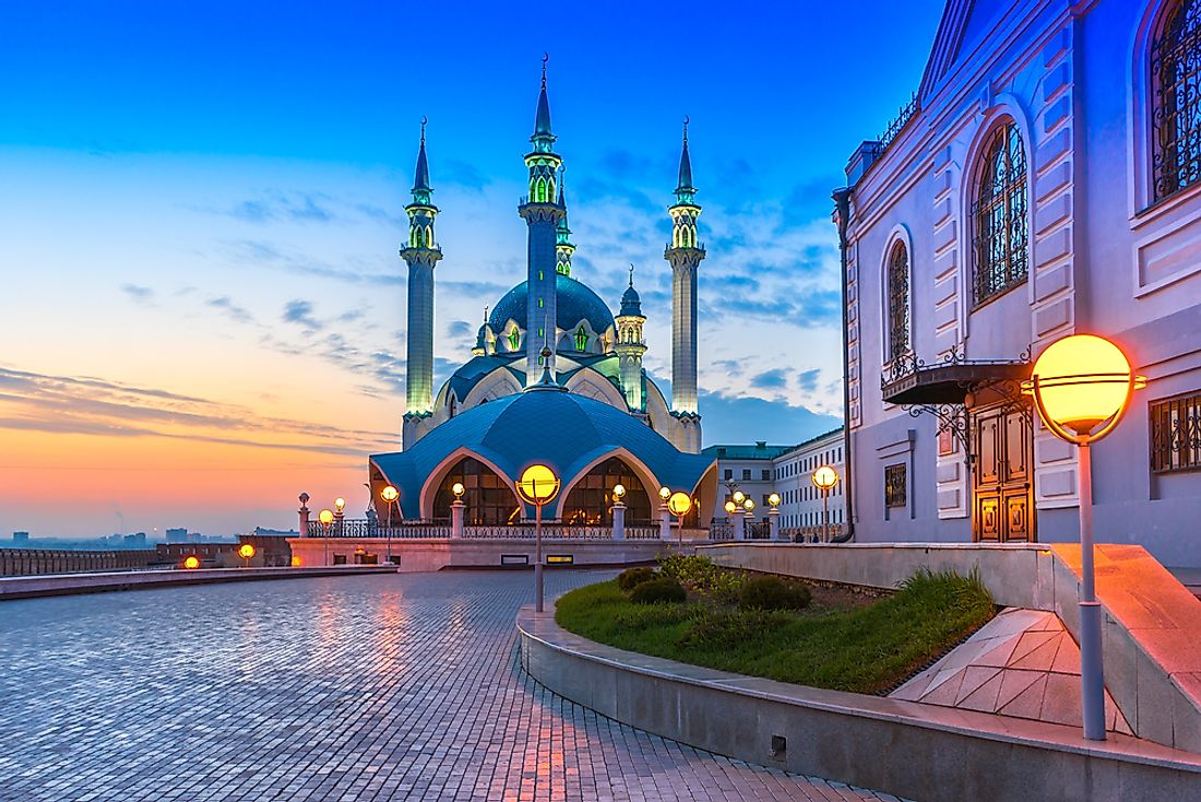 Kazan, Russia, has been a recipient of the Pomme d'Or award. 