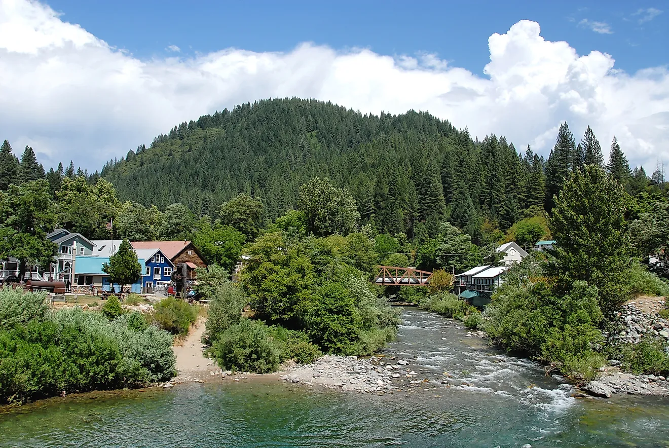 The Yuba River in Downieville, California.
