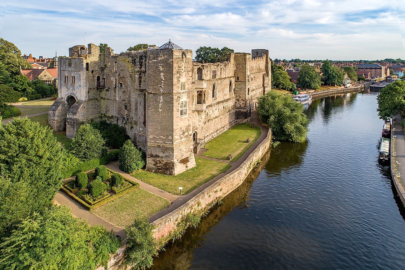 The River Trent flowing past Nottingham in England.