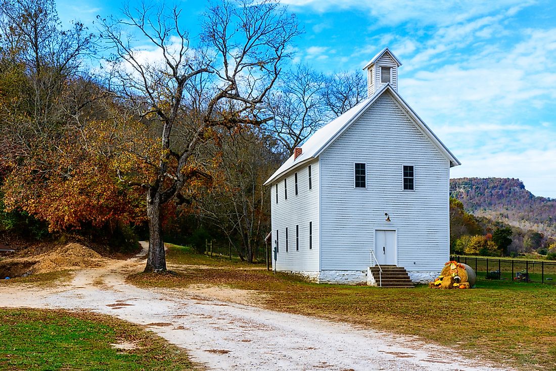 A Baptist church in Arkansas. 