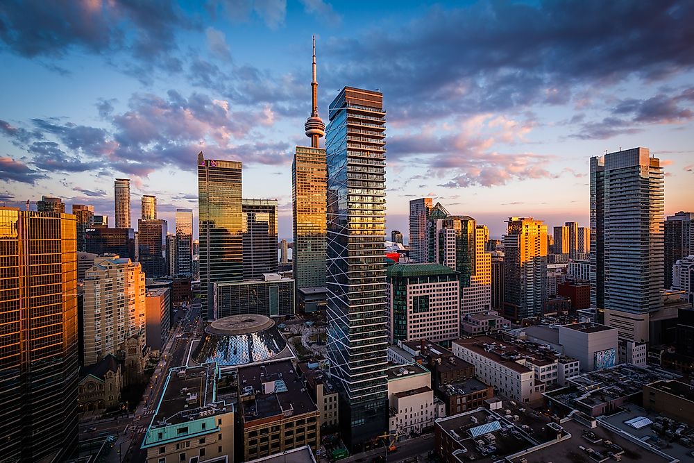 A view of downtown Toronto.