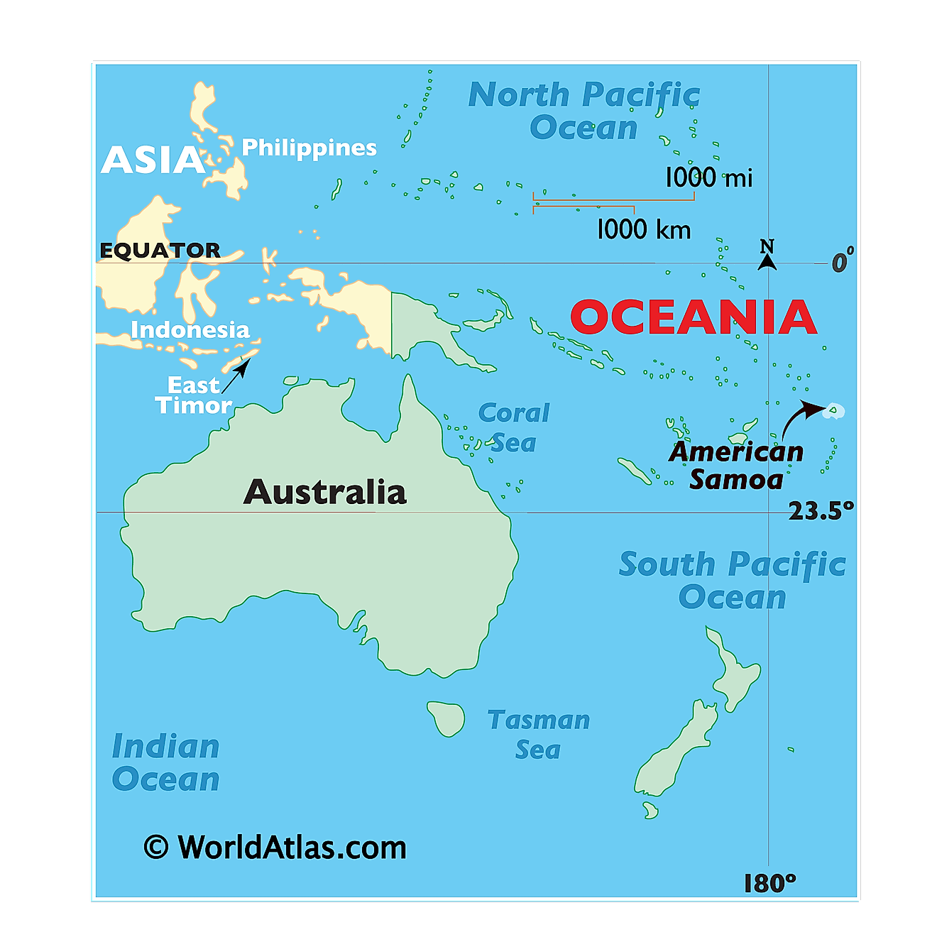 American Samoa Maps Facts World Atlas