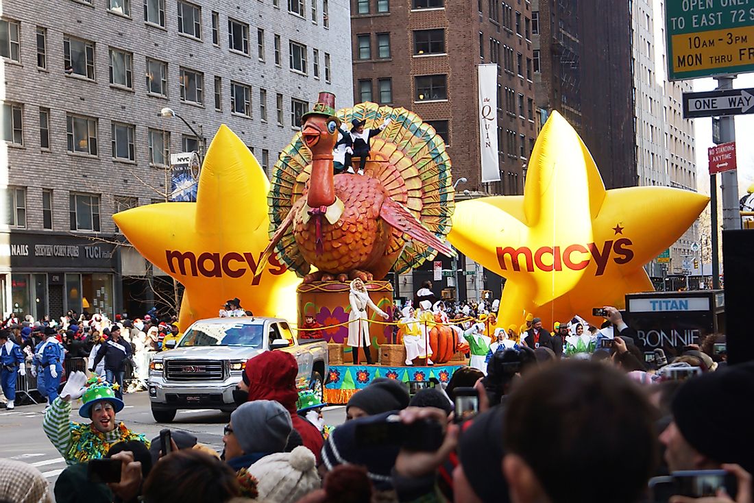 New York's Thanksgiving Day Parade is the busiest in the country. Photo credit: Alexiuz / Shutterstock.com. 