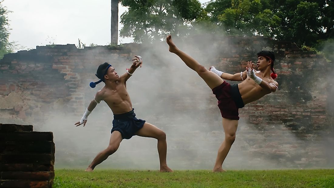 Muay Thai, also known as Thai boxing. 