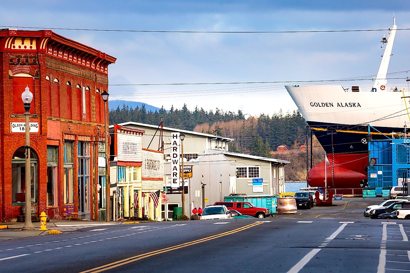 Downtown Anacortes, Washington. Image credit: Danita Delimont / Shutterstock.com