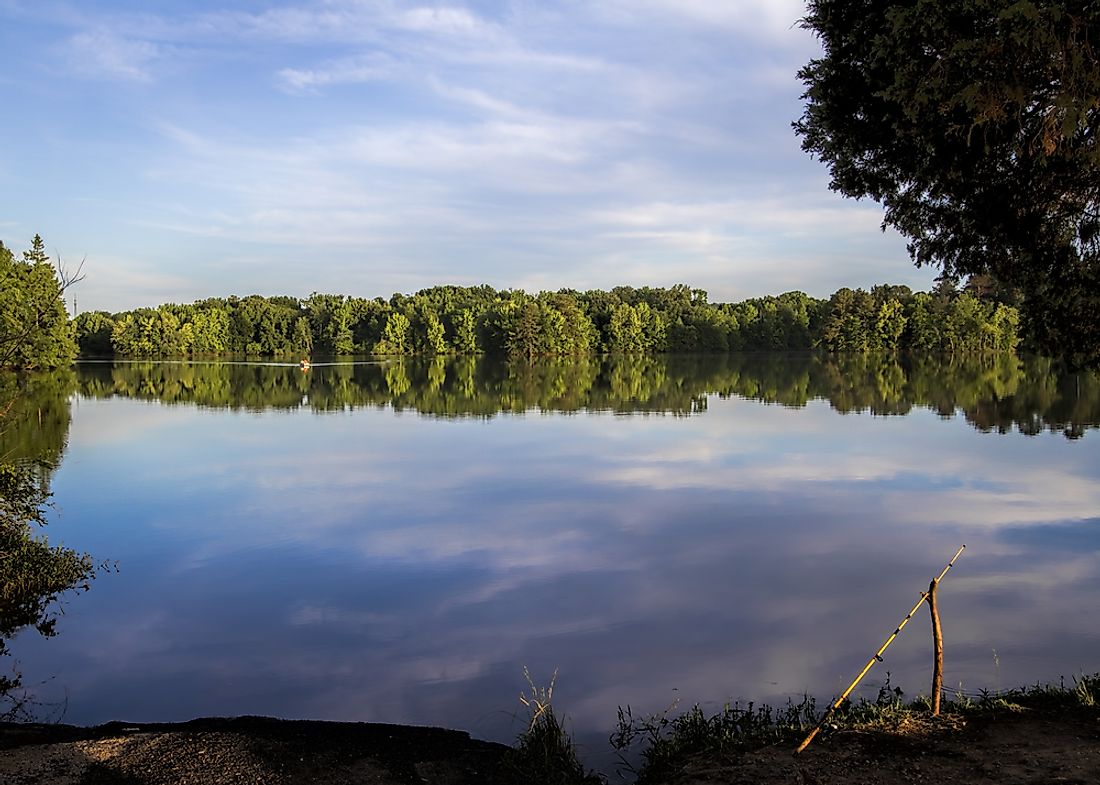 Tennessee River in Alabama. 