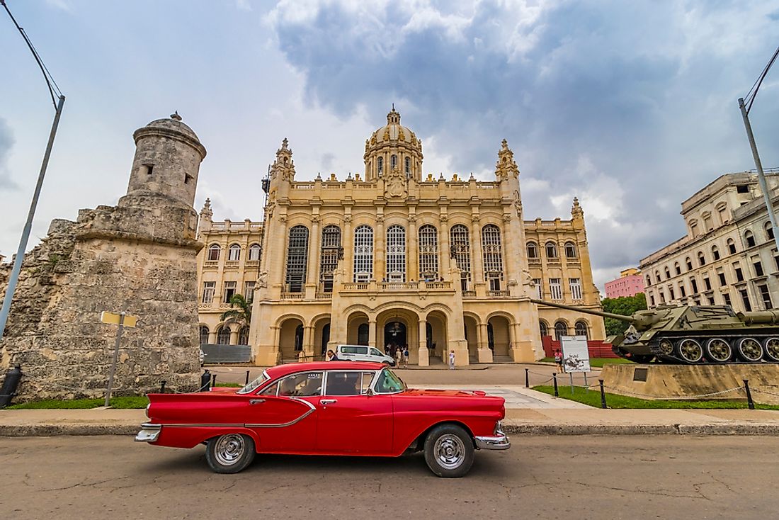 The former presidential palace in Cuba. Editorial credit: ItzaVU / Shutterstock.com.