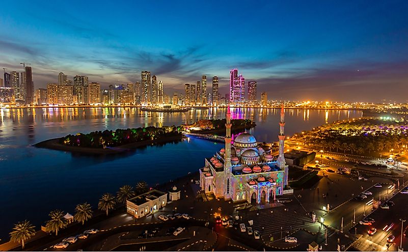 Sharjah light festival.