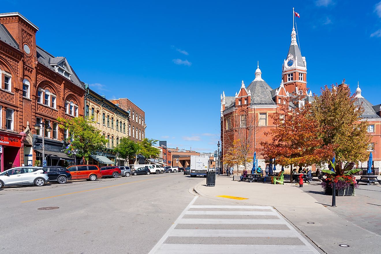 Street view of Stratford in Stratford, Ontario, Canada. Image credit: JHVEPhoto / Shutterstock.com.
