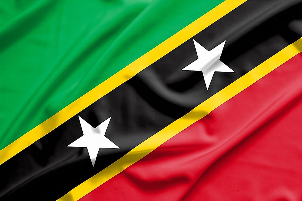 Flag of Saint Kitts and Nevis.