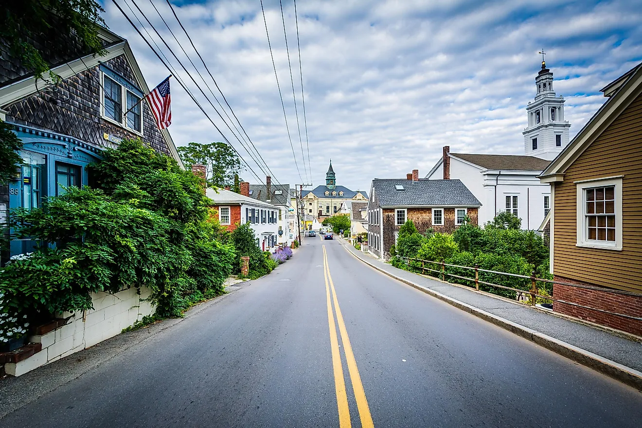 Bradford Street in Provincetown, Massachusetts.