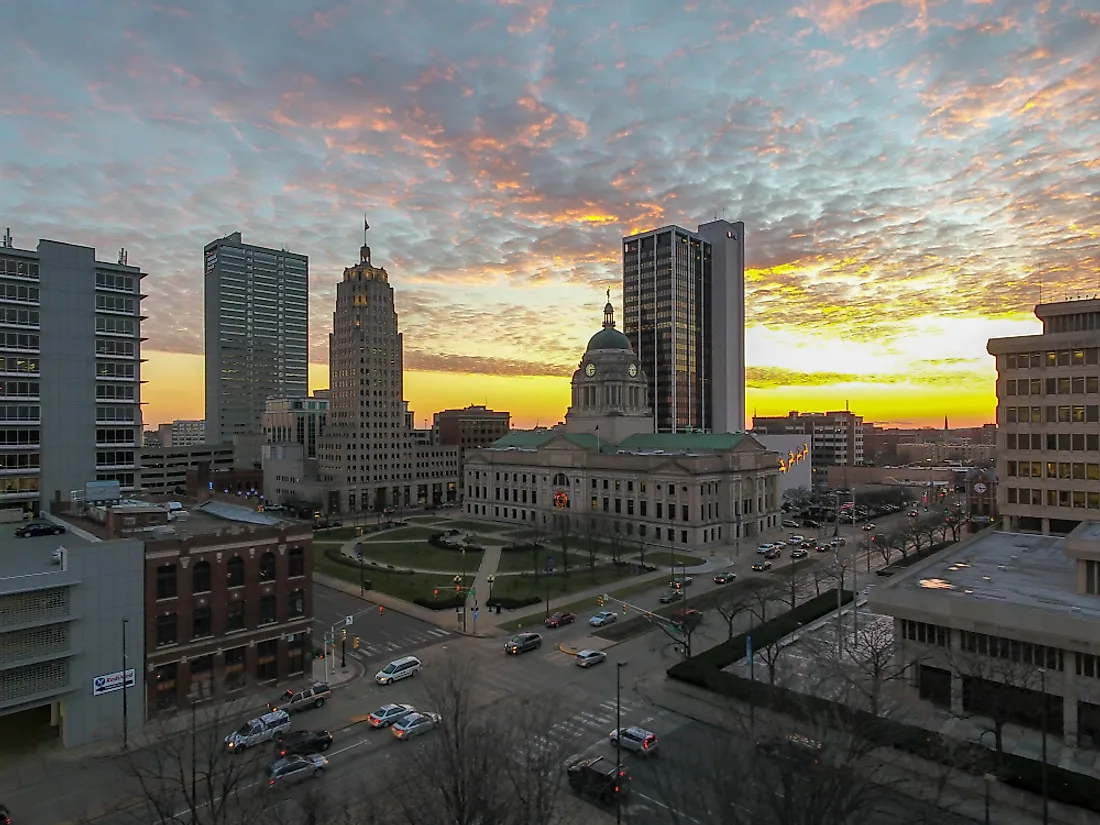 The Biggest Cities In Indiana WorldAtlas