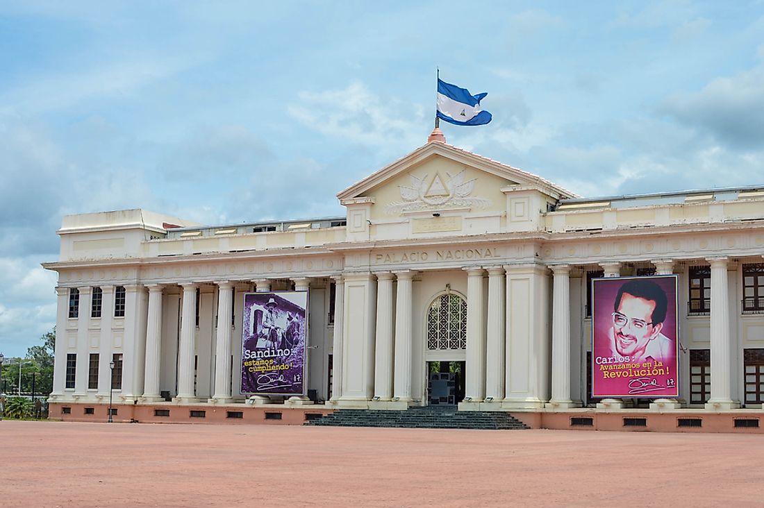 The National palace in Managua, Nicaragua. Editorial credit: Svetlana Bykova / Shutterstock.com. 