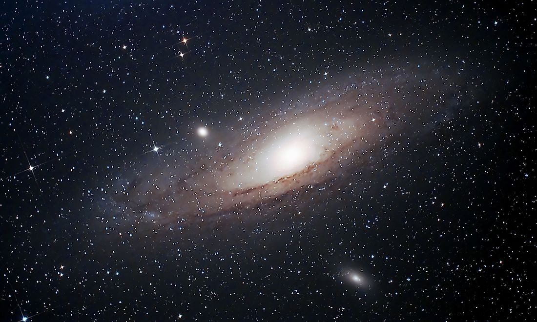 The Andromeda galaxy is found 2.5 million light-years away from our solar system. 