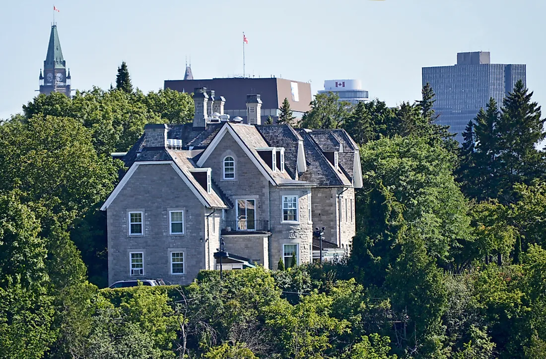 24 Sussex in Ottawa, the official residence of the Prime Minister of Canada. Editorial credit: Clarke Colin / Shutterstock.com.