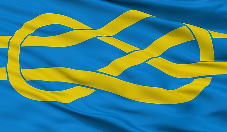 The flag of the Federation of Vexillological Associations.