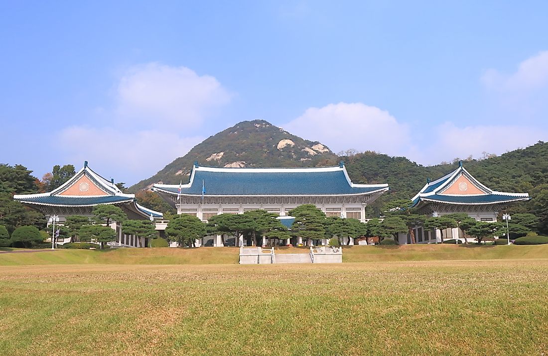 The Blue House, South Korea. 