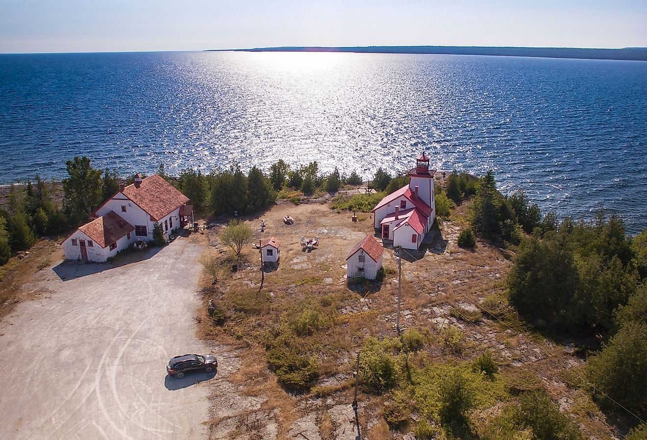 Mississagi Lighthouse in Manitoulin Island, Canada.