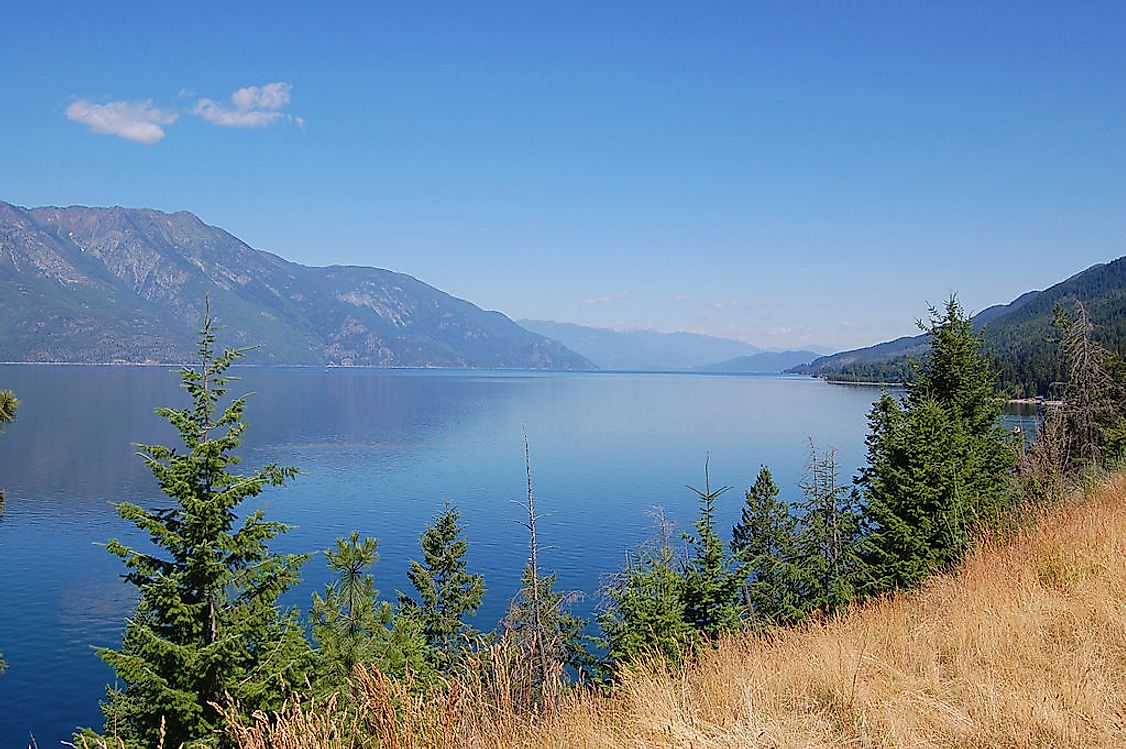 The Kootenay Lake in British Columbia.