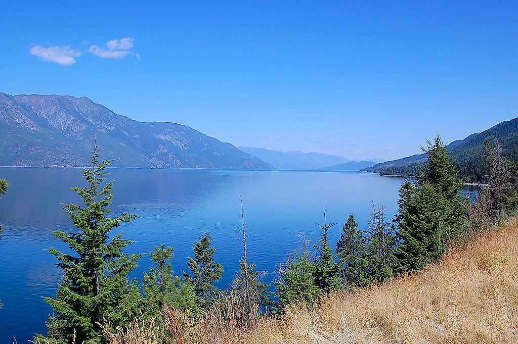 The Kootenay Lake in British Columbia.