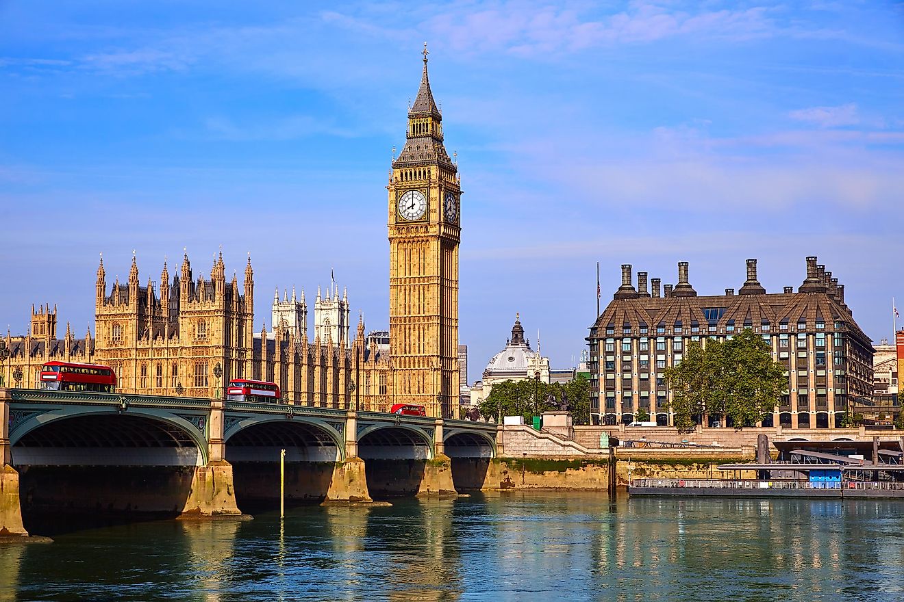 Probably the most famous Gothic clock tower in the world was finished in 1859.