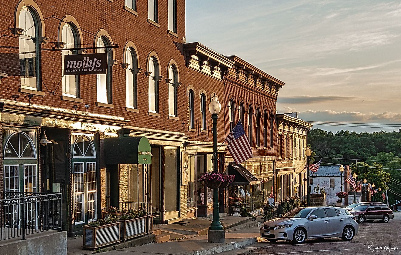 The Historic District in Mount Carroll, Illinois. Image credit: Randy von Liski via Flickr.com