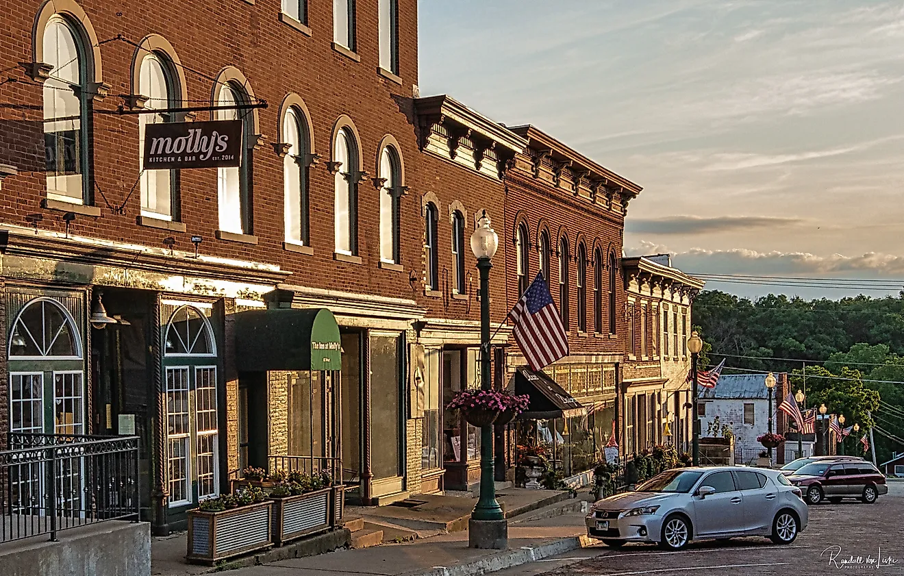 The Historic District in Mount Carroll, Illinois. Image credit: Randy von Liski via Flickr.com