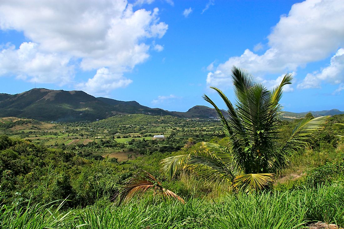 The countryside of Antigua. 