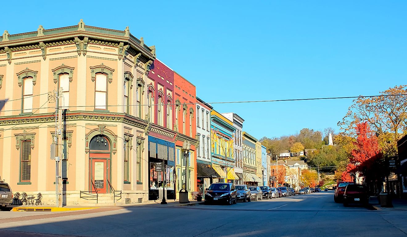  Downtown Hannibal, Missouri. Editorial credit: Sabrina Janelle Gordon / Shutterstock.com.